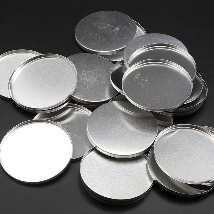 Custom Eyeshadow Godet Tin Pan Square Eye Shadow Magnets Pans Empty 60mm