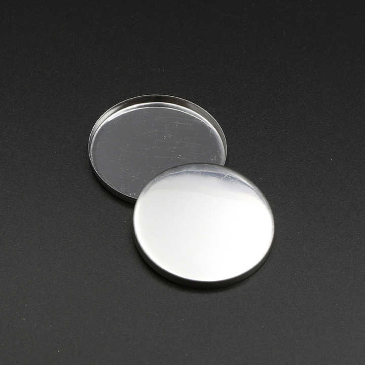Diy 44 Mm Magnetic Tin Pans Round Iron Tin Makeup Packaging Pan Plating Iron Container Eyeshadow Tin Pans