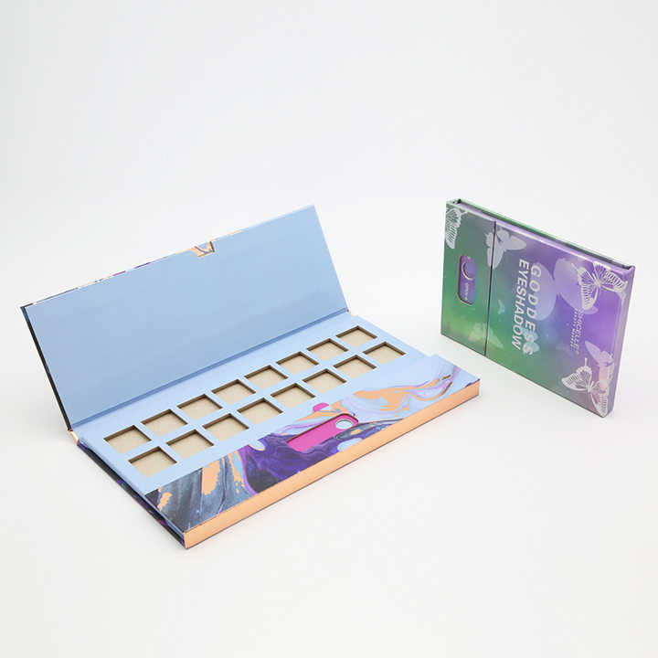 Top-ranked Products Eyeshadow Palette Oem 16 Colors Paper Eyeshadow Palette Custom Packaging Empty Cardboard Eyeshadow Palette