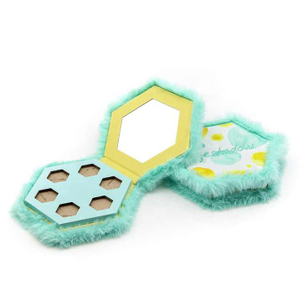 Factory Direct Sales Unique Eyeshadow Palette Customizable Shape Cute Eyeshadow Cardboard Paperboard Palette