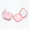High Quality Eyeshadow Makeup Private Label Logo Custom Transparent Square Custom Logo Oem 4 Color Make up EyeShadow Palette
