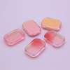 Custom Shape Eyeshadow Palette Flip Cover Buckle Clear Eyeshadow Packaging Cosmetic Cute Eyeshadow Palette Blush Box