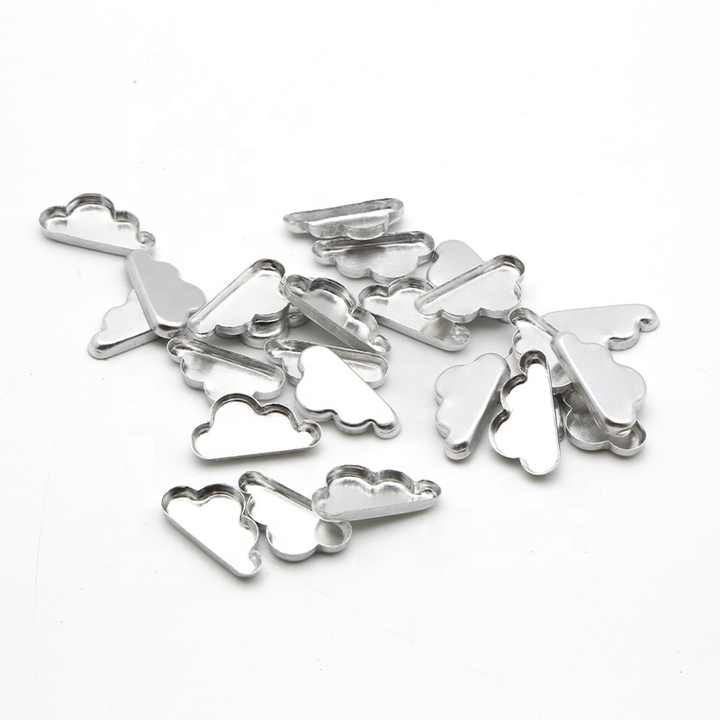 Factory New Design Magnetic Eyeshadow Iron Pans Makeup Tin Pans Custom Shape Cosmetic Packaging Metal Tin Pans