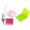 Classic 7 Colors Makeup Plastic Empty Eyeshadow Palette Customized Brand Logo Wholesale