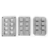 Powder Press Mold square Eyeshadow Pressing Tool 8-hole Eyeshadow Press Mold