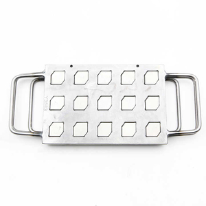 Custom 15 Hole Aluminum Mould Diy Powder Press Mold 26mm Tin Pans Eyeshadow Powder Filling Tool