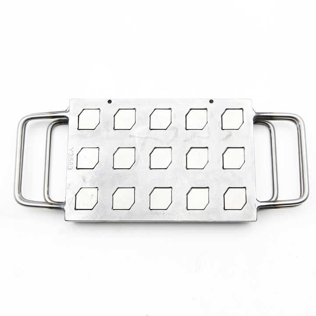 Custom 15 Hole Aluminum Mould Diy Powder Press Mold 26mm Tin Pans Eyeshadow Powder Filling Tool