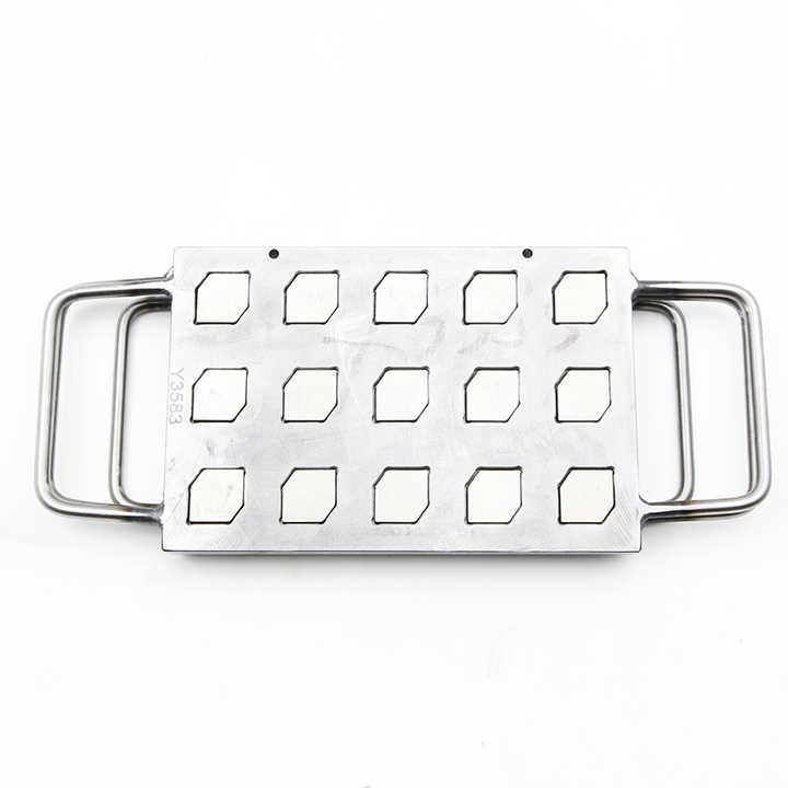 Custom 15 Hole Aluminum Mould Diy Powder Press Mold 26mm Tin Pans Eyeshadow Powder Filling Tool