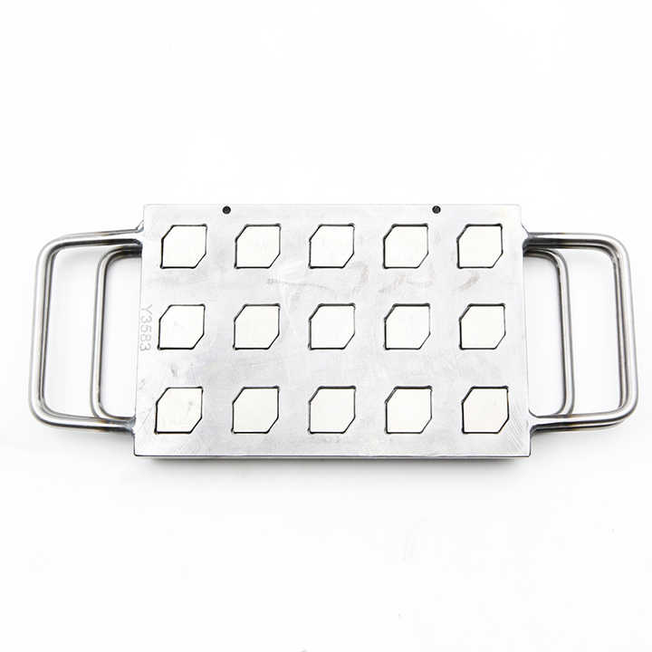 Custom 15 Hole Aluminum Mould Diy Powder Press Mold 26mm Tin Pans Eyeshadow Powder Filling Tool