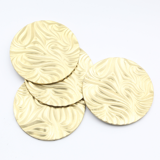 Customizable Shape Metal Press Powder Mould Engraving Molding Eyeshadow Press Plate Logo on Powder