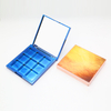 Custom Cover Sheet Eyeshadow Palettes Empty 9 colors Multichrome Eyeshadow Palette Square Case