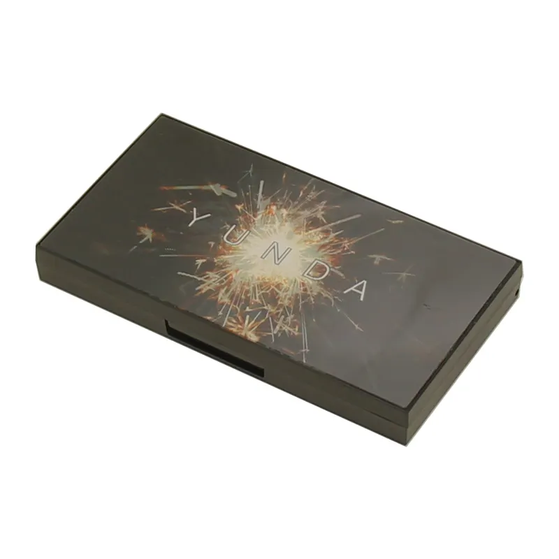 Custom Logo Water Transfer Printing Eyeshadow Palette Fashion Eyeshadow Palette Square Case