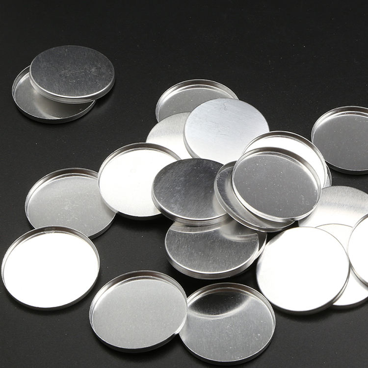 Custom Eyeshadow Godet Tin Pan Circle Eye Shadow Magnets Pans Empty 42mm