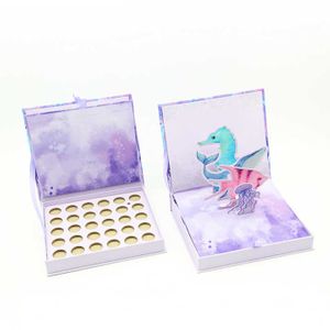 Eyeshadow Palette Custom Logo Luxury Cardboard Paper Packaging Makeup Empty Eyeshadow Paperboard Palette