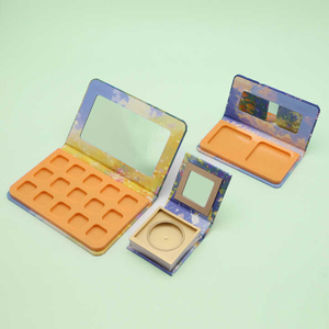 Eyeshadow Palette Wholesale Cosmetic Powder Empty Eyeshadow Makeup Case Make up Eye Shadow Palette Paper Box Cardboard