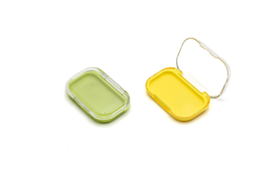 Popular Design Various Color Eyeshadow Packaging Box 1 Hole Eyeshadow Packaging Clear Lid Empty Palette Clear Lid