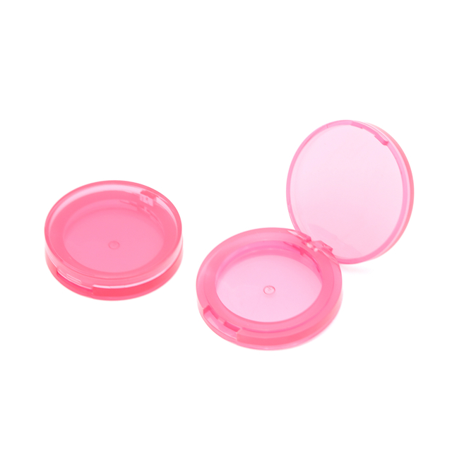 Empty Cosmetic Container for Makeup Powder Plastic and Plastic Material Packaging Monochrome Square Eyeshadow Palette 